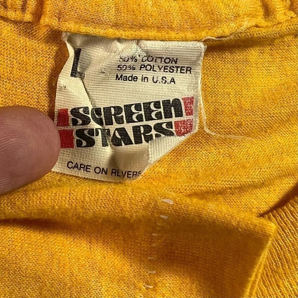 Vintage 80s Washington Redskins Love Them Hogs Tee - Picture 4 of 4